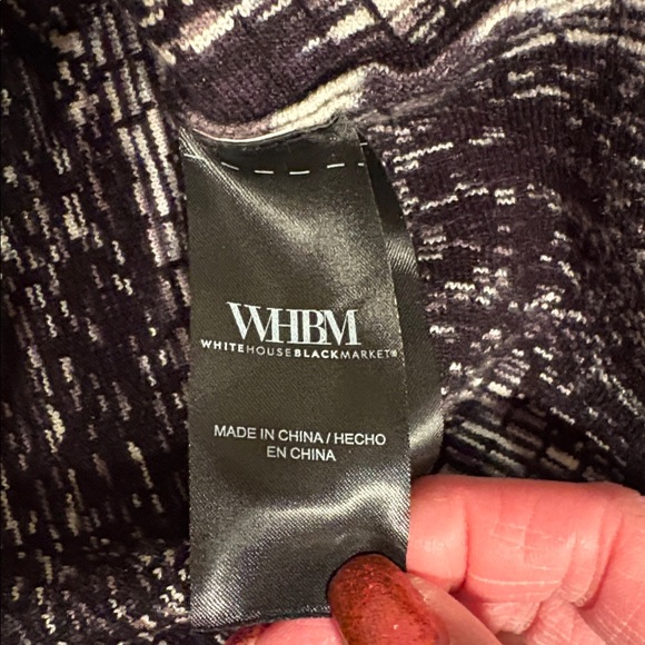 White House Black Market Peplum Long Sleeve Sweater Size S - Picture 11 of 12